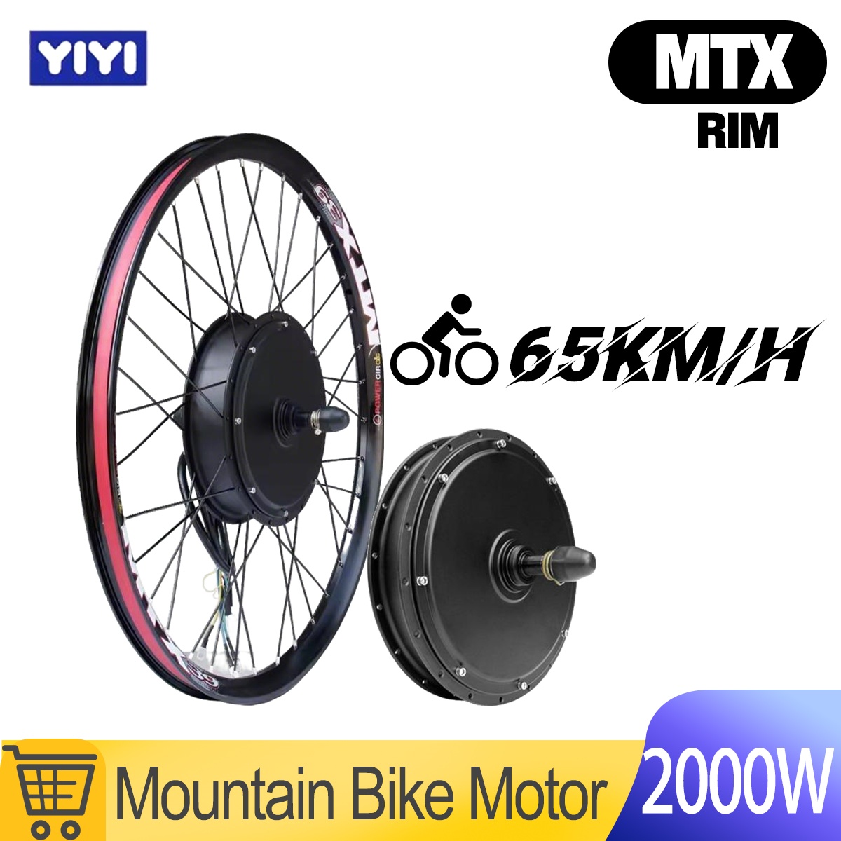 72V 5000W Hub Motor Kit - MTX 48V52V 2000W Silnik do roweru