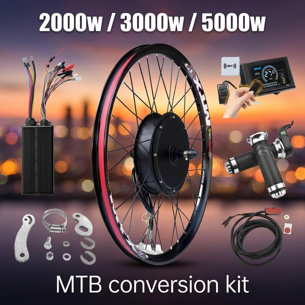 Zestaw do e-bike'a 72V 5000W z – 72V 5000W Hub Motor Kit recenzja i cena