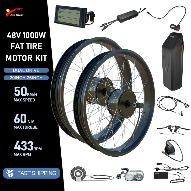 Zestaw do konwersji roweru ele – Fat Tire Ebike Conversion Kit 2000W recenzja i cena